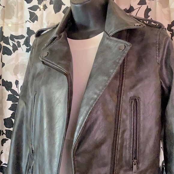 7 For All Mankind Leather Jacket 